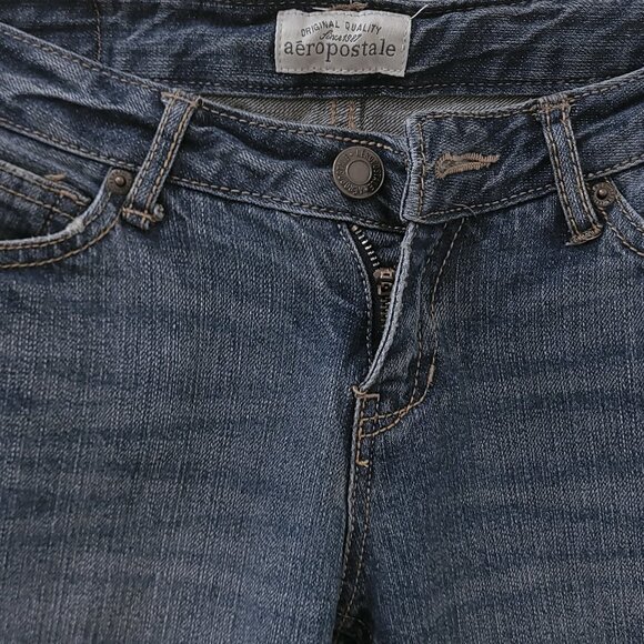 Aeropostale Super Low Waisted Bootcut Jeans - Picture 5 of 8